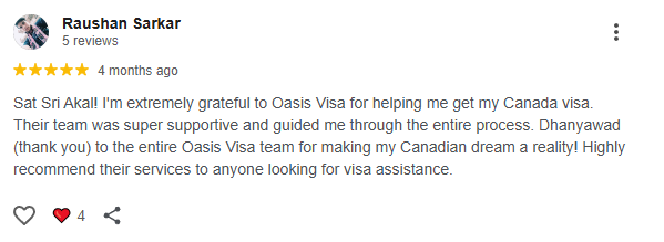 oasis resource management google reviews, oasis visas google reviews
 